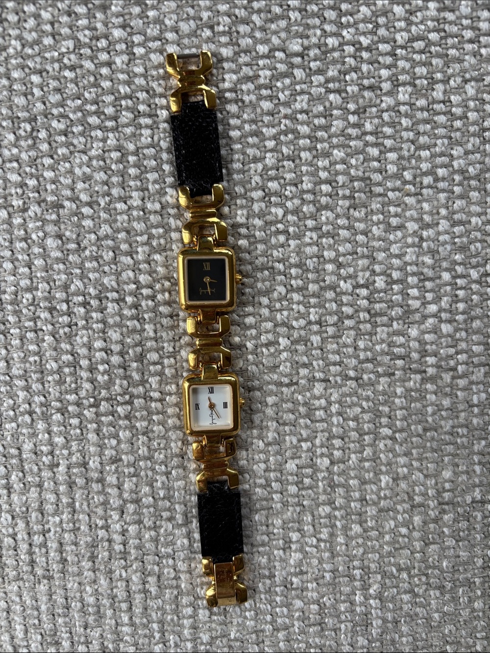 This vintage Brighton dual-time zone wristwatch
